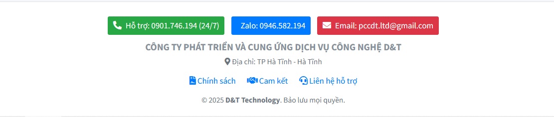 Hình 6 - Hỗ trợ